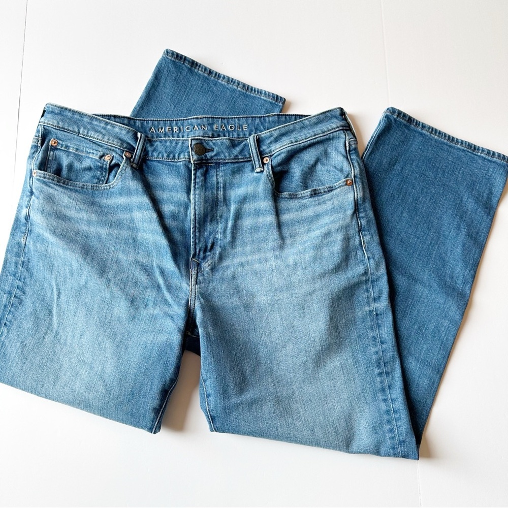 American Eagle Outfitters Blue Relaxed Fit Jeans